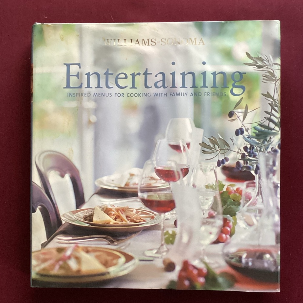 Williams Sonoma Entertaining Guide with seasonal ideas, occasion ideas & recipes